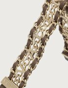 Valentino Bags чанта тип хобо дамска от имитация на кожа LENA кафява VBSACG08