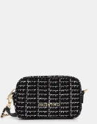 Valentino Bags Чанта TWEED в черно VBS9JP51