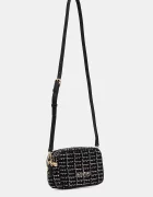 Valentino Bags Чанта TWEED в черно VBS9JP51