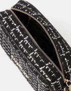 Valentino Bags Чанта TWEED в черно VBS9JP51