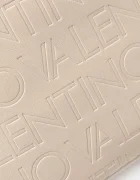 Valentino Bags Раница CORA дамска в бежово голям размер с изчистен дизайн VBS9OO20