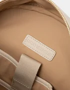 Valentino Bags Раница CORA дамска в бежово голям размер с изчистен дизайн VBS9OO20