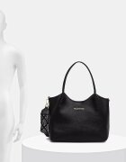 Valentino Bags шопинг чанта дамска от имитация на кожа ALEKSANDRA черна VBS9W901