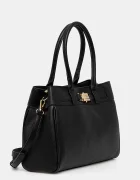 Valentino Bags шопинг чанта дамска от имитация на кожа черна