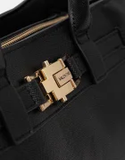 Valentino Bags шопинг чанта дамска от имитация на кожа черна