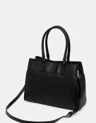 Valentino Bags шопинг чанта дамска от имитация на кожа черна