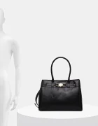 Valentino Bags шопинг чанта дамска от имитация на кожа черна