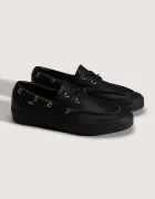 Vans 2-Eyelet Boat Shoe ниски кецове от кожа черни ниски VN000Z11CJK1