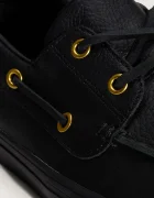 Vans 2-Eyelet Boat Shoe ниски кецове от кожа черни ниски VN000Z11CJK1