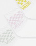 Vans чорапи за деца Classic Check Crew 3 броя бели VN000Q1QGRV1