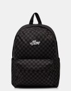 Vans Детска раница Old Skool Grom Check Backpack в черно голям размер с десен VN000J3KBA51