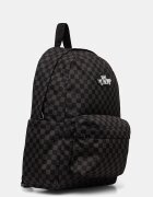 Vans Детска раница Old Skool Grom Check Backpack в черно голям размер с десен VN000J3KBA51