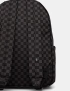 Vans Детска раница Old Skool Grom Check Backpack в черно голям размер с десен VN000J3KBA51