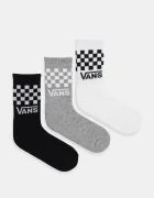 Vans Детски чорапи Classic Check Crew (3 броя)