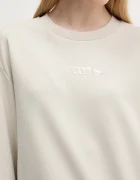Vans Памучен суичър в бежово с изчистен дизайн VN000RAMEN91
