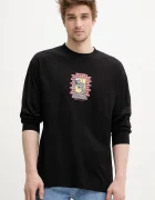 Vans Памучна блуза с дълги ръкави