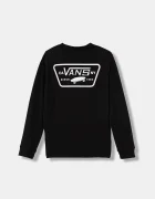 Vans Памучна блуза с дълги ръкави Full Patch Back LS