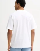 Vans Памучна тениска в бежово с принт VN000PE7WHT1