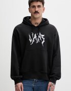Vans суичър с качулка мъжки от памук черен VN000VY3BLK1