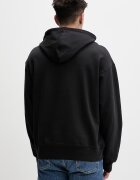 Vans суичър с качулка мъжки от памук черен VN000VY3BLK1