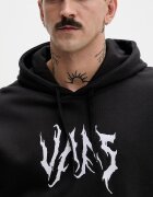 Vans суичър с качулка мъжки от памук черен VN000VY3BLK1