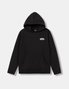 Vans суичър с качулка за деца Double St черен VN0010E7BLK1