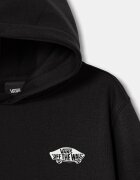Vans суичър с качулка за деца Double St черен VN0010E7BLK1