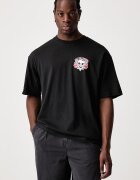 Vans тениска мъжка от памук Blaze Head черна VN000WZ5BLK1
