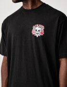 Vans тениска мъжка от памук Blaze Head черна VN000WZ5BLK1