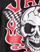 Vans тениска мъжка от памук Blaze Head черна VN000WZ5BLK1
