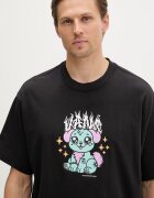 Vans тениска мъжка от памук черна VN000W00BLK1