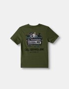 Vans тениска за деца от памук Dumpster Raccoon SS Tee зелена VN000XBQGRK1