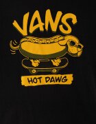 Vans тениска за деца от памук Hot Dawg SS Tee черна VN001049BLK1