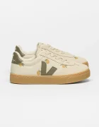 Veja X KONGES SLOJD маратонки за деца от кожа бежови BV0222350
