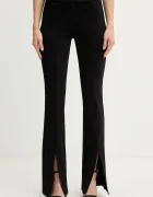 Versace Jeans Couture Панталон в черно с разкроени краища с висока талия 79HAA103 J0092