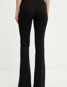 Versace Jeans Couture Панталон в черно с разкроени краища с висока талия 79HAA103 J0092