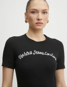 Versace Jeans Couture Тениска в черно 78HAHC08 CJ02C