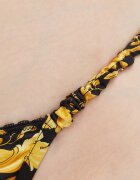 Versace Прашки с коприна в черно 1008555 1A06155