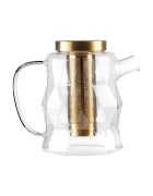 Vialli Design кана за чай от боросиликатно стъкло 13 l 32156