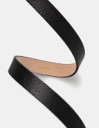 Victoria Beckham колан дамски от кожа черен 1124ABL006282A