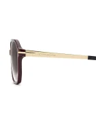 Victoria Beckham слънчеви очила дамски бордо VB 1002/S