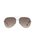Victoria Beckham слънчеви очила дамски сребърни VB 1000/S
