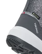 viking kids зимни обувки за деца Toasty Glitter Warm GTX Zip сиви 3.96010