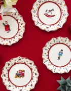 Villeroy & Boch комплект чинии за Коледа от порцелан 4-pack 24 cm
