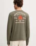 Von Dutch Памучна блуза с дълги ръкави