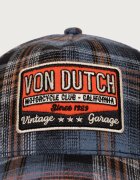 Von Dutch шапка с козирка от памучна материя синя VD/1/CB/CAR/09