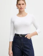 Weekend Max Mara Блуза с дълги ръкави MULTIA в бяло 2615971011600