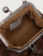 Weekend Max Mara чанта crossbody дамска от кожа WKANERINE кафява 2625516065600