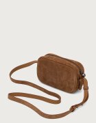 Weekend Max Mara чанта crossbody дамска от кожа WKASTRUZZO кафява 2625516195600