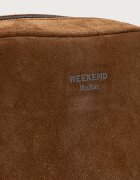 Weekend Max Mara чанта crossbody дамска от кожа WKASTRUZZO кафява 2625516195600